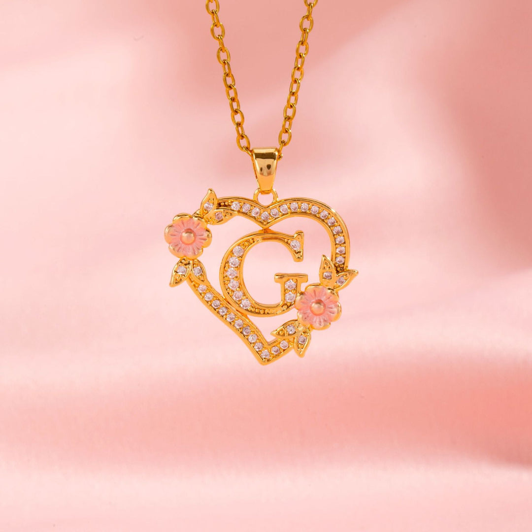 Collana Cuore Iniziale | Oro