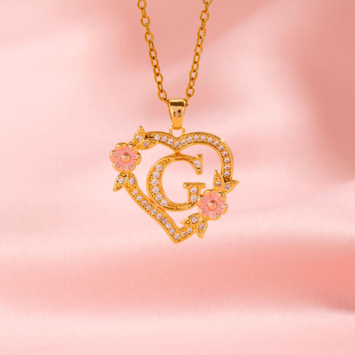 Collana Cuore Iniziale | Oro