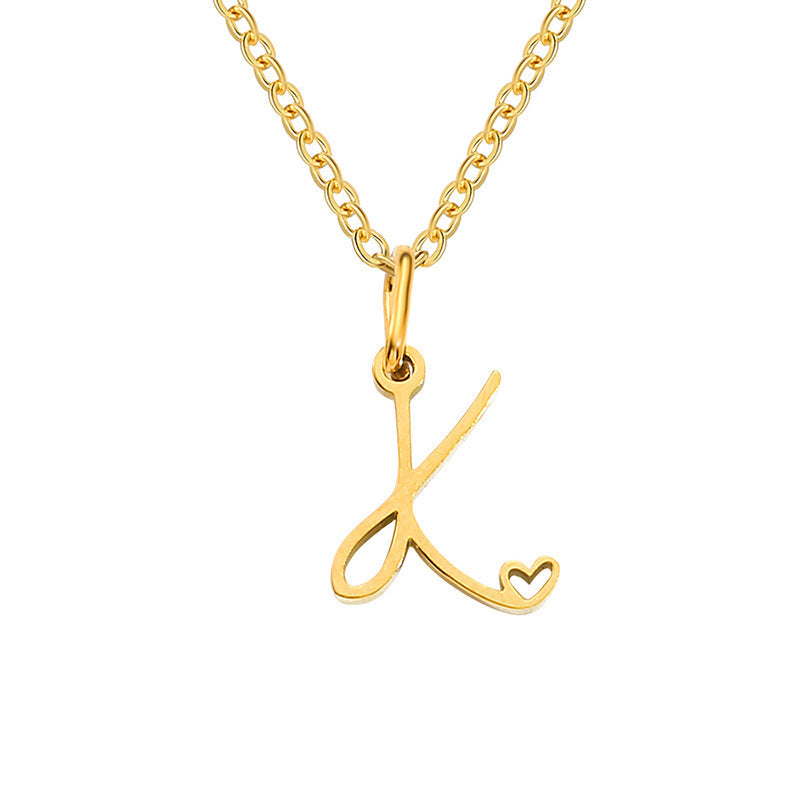 Collana Iniziale Cuoricino | Oro