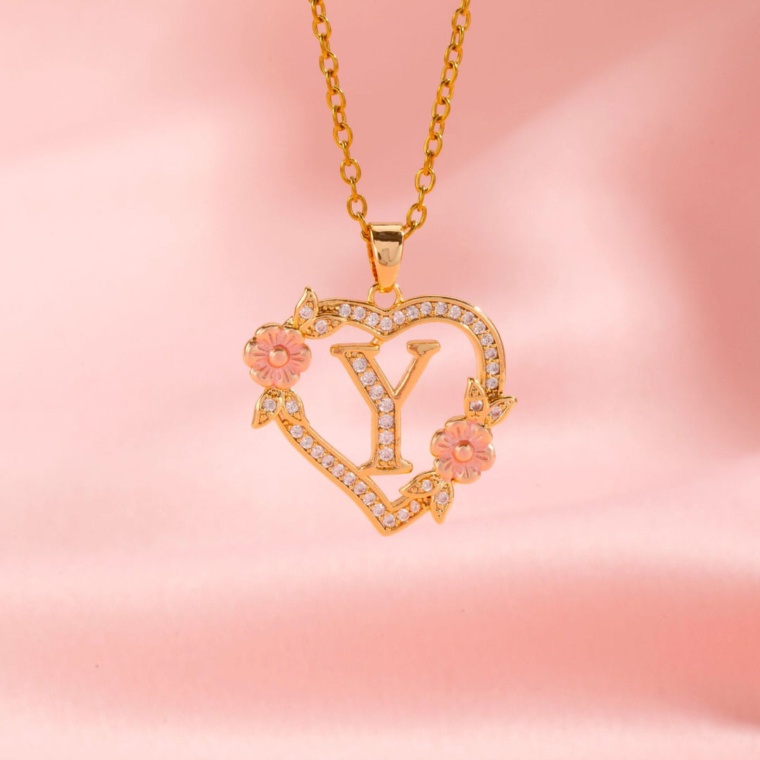 Collana Cuore Iniziale | Oro