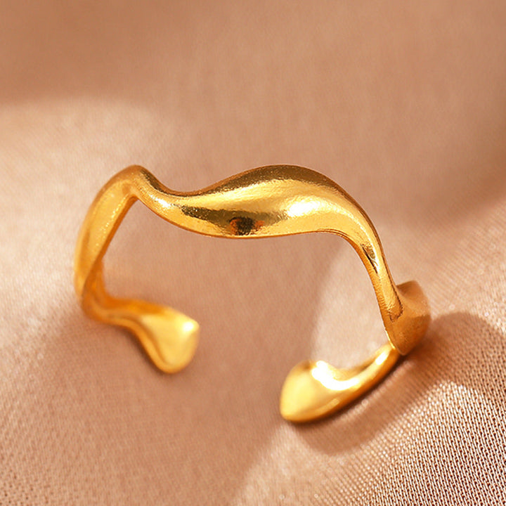Anello Flusso Elyra | Oro