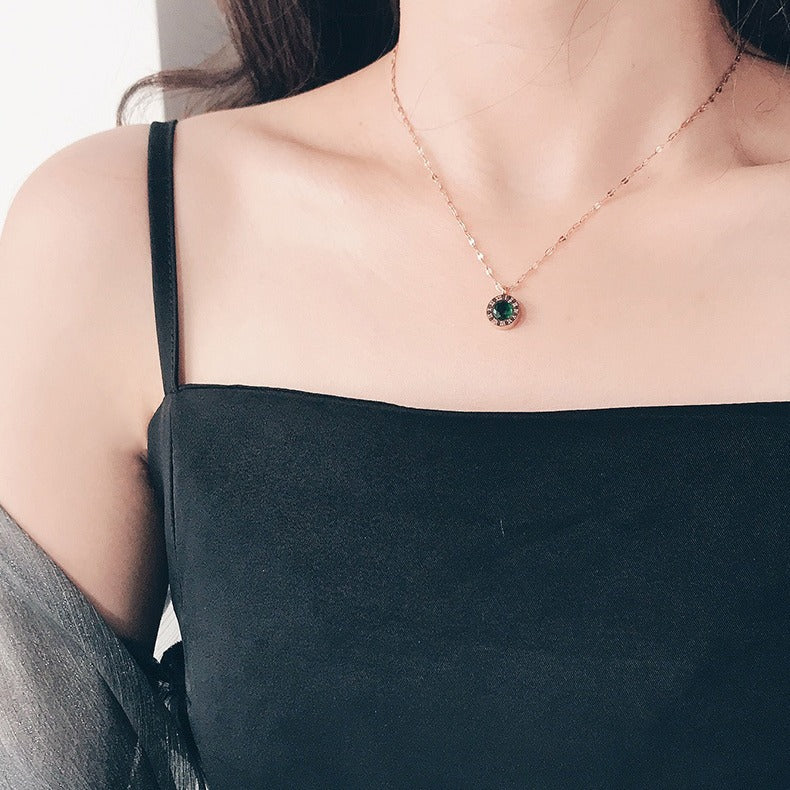 Collana Cerchio Smeraldo | Oro