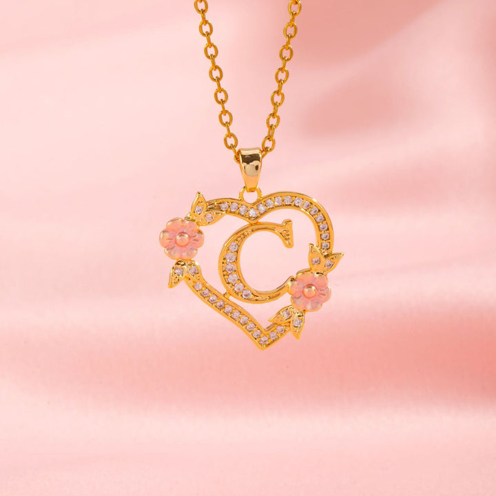 Collana Cuore Iniziale | Oro