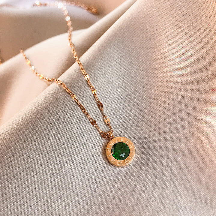 Collana Cerchio Smeraldo | Oro