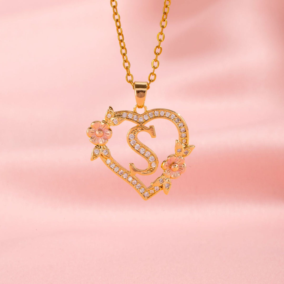 Collana Cuore Iniziale | Oro