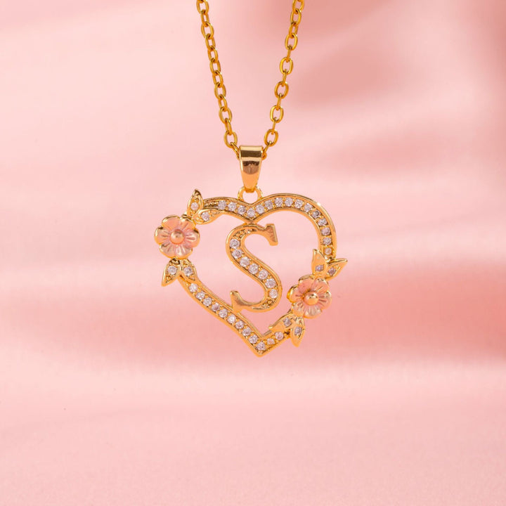 Collana Cuore Iniziale | Oro