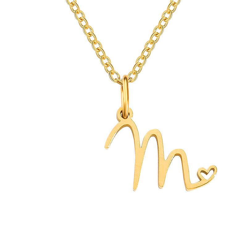 Collana Iniziale Cuoricino | Oro