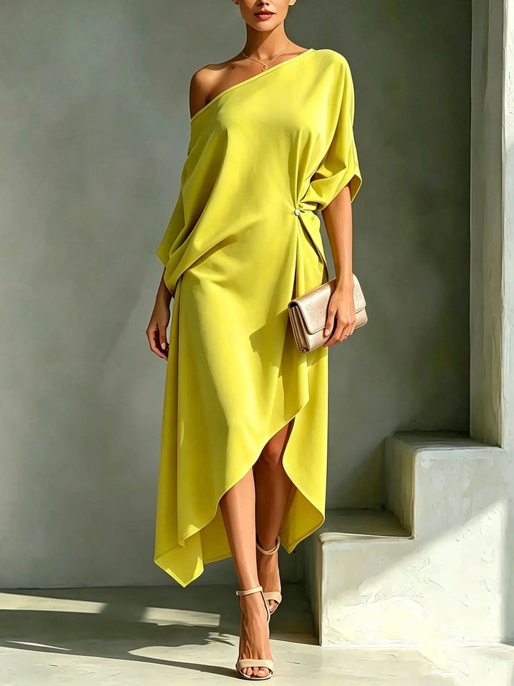 Alexia Abito Elegante Asimmetrico
