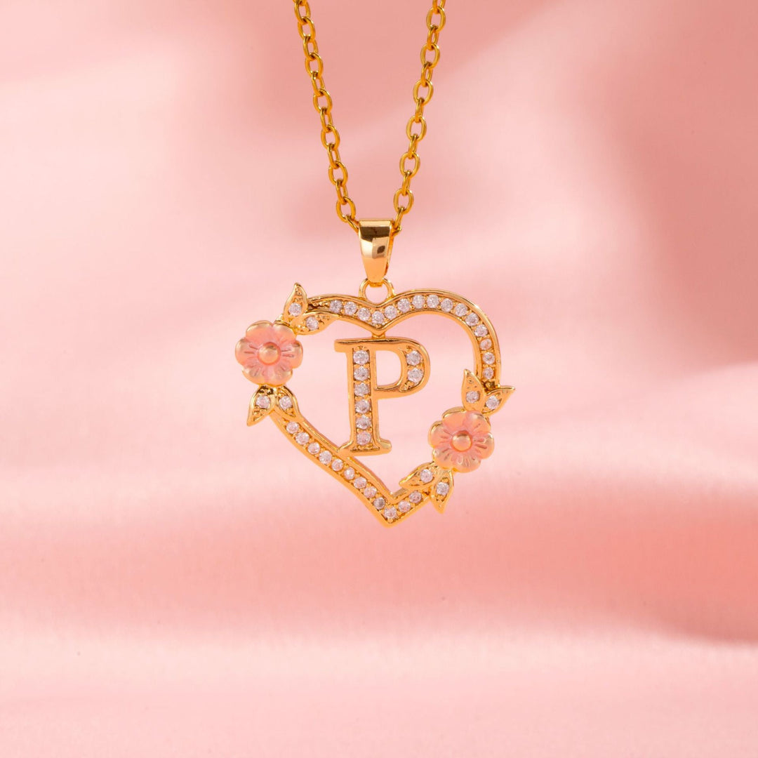 Collana Cuore Iniziale | Oro
