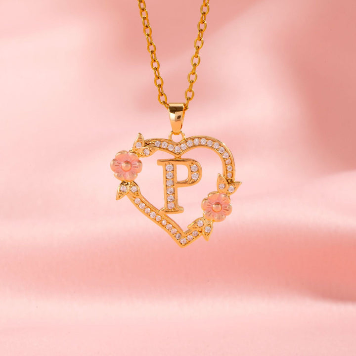 Collana Cuore Iniziale | Oro