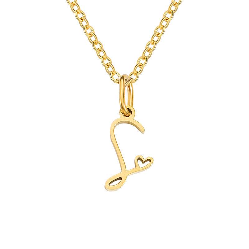 Collana Iniziale Cuoricino | Oro