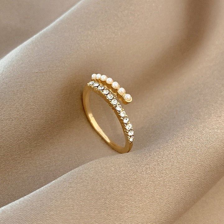 Anello Brillanti Curva | Oro