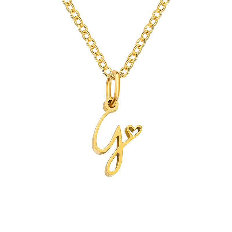 Collana Iniziale Cuoricino | Oro