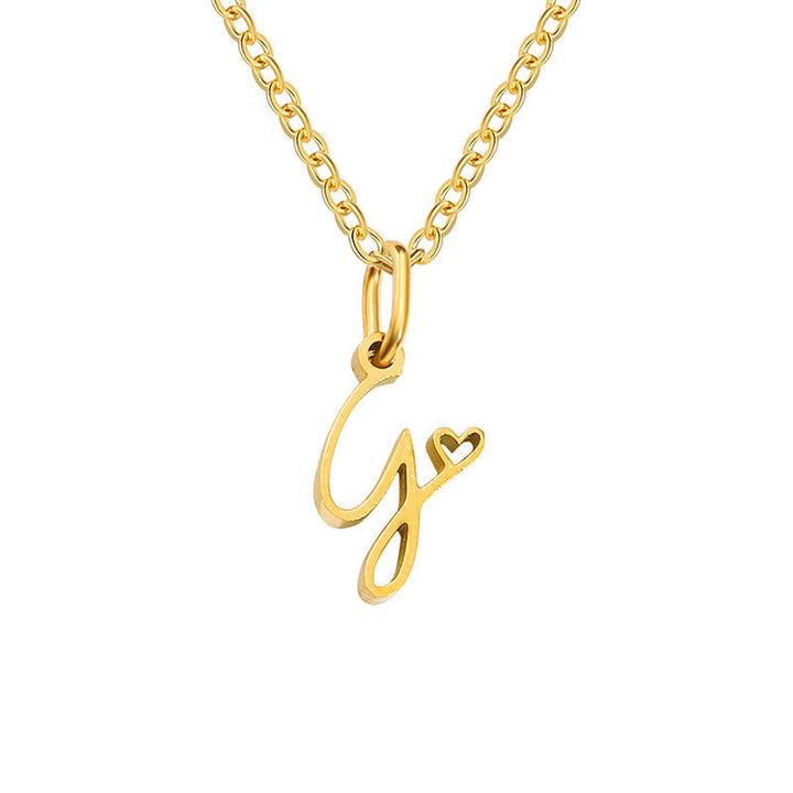 Collana Iniziale Cuoricino | Oro