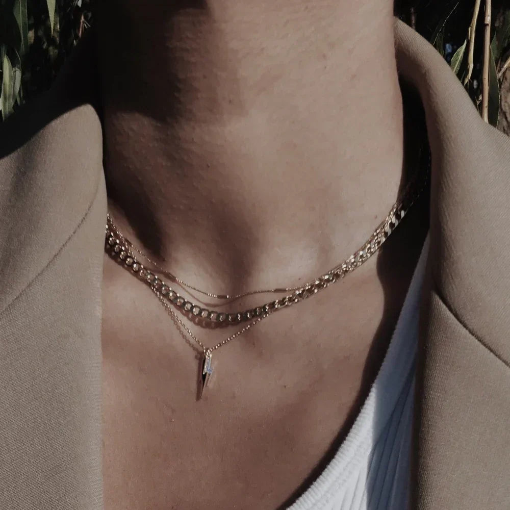 Collana Cuban Link Piatta | Oro