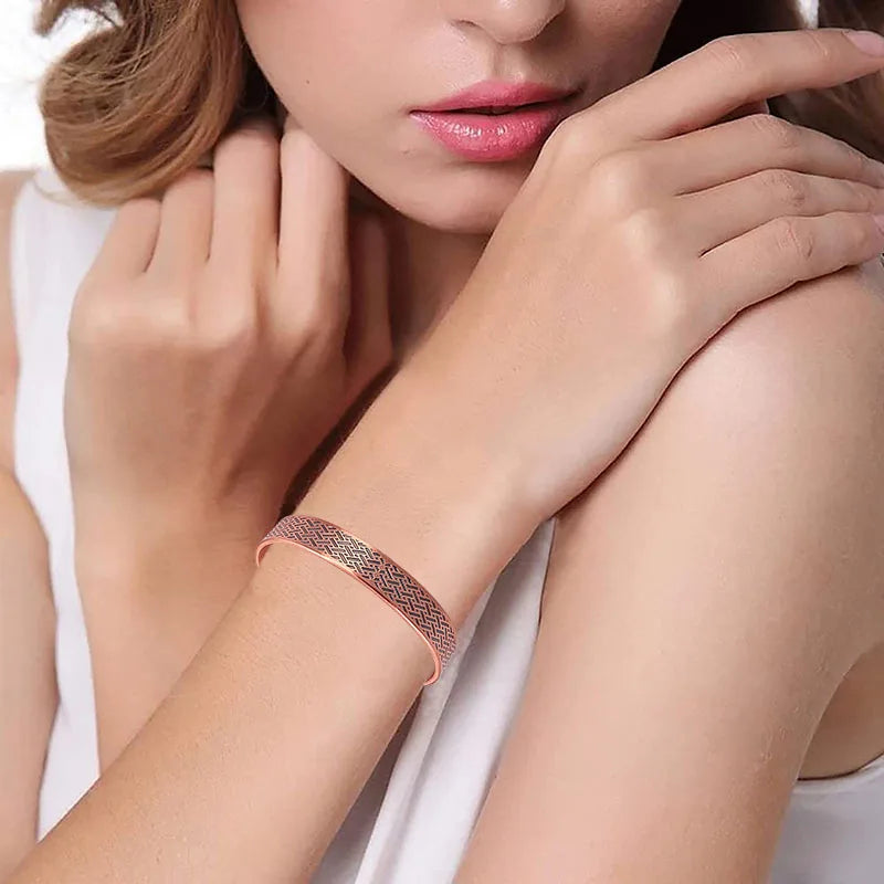 Bracciale Rame Intarsio Donna