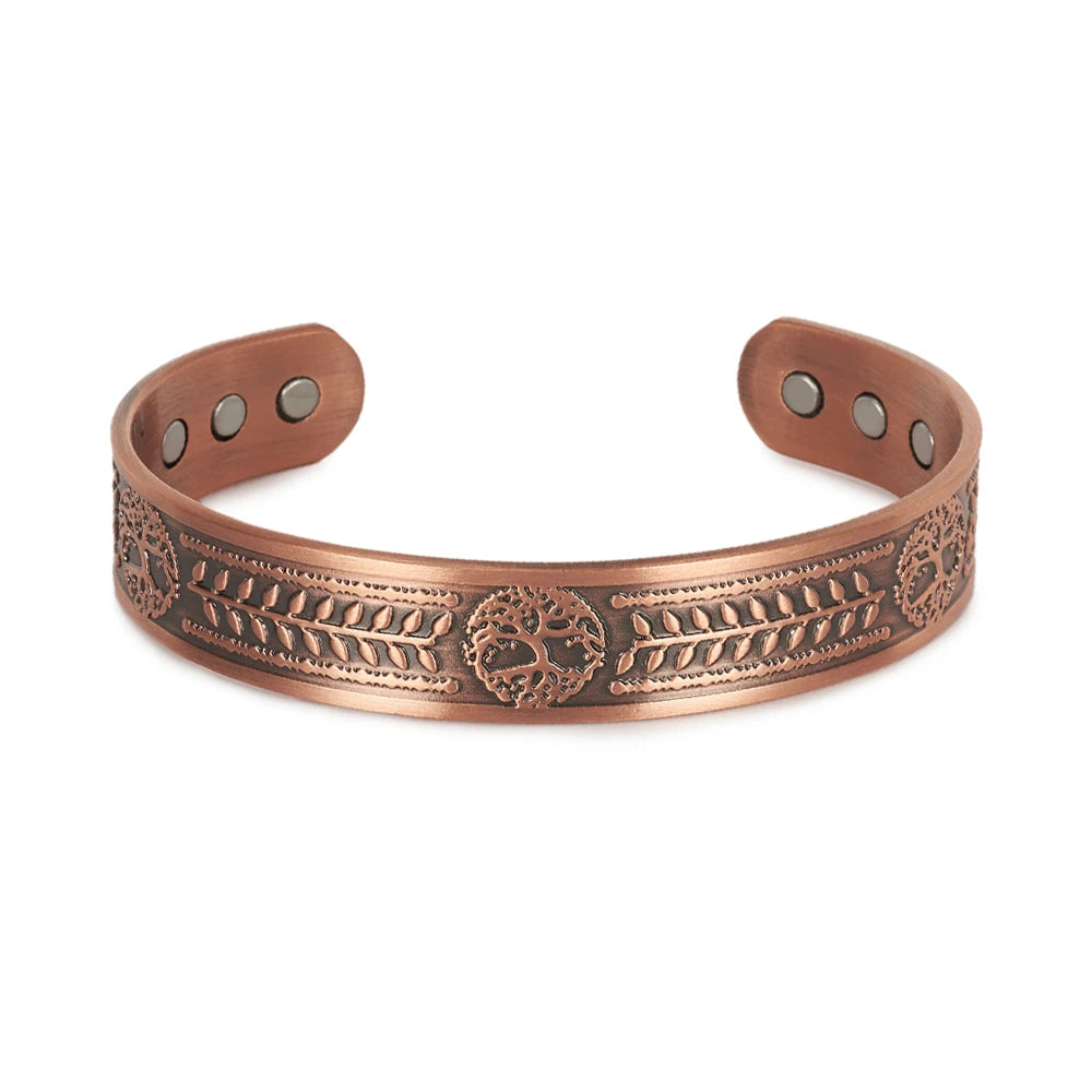 Era Bracciale Rame Inciso
