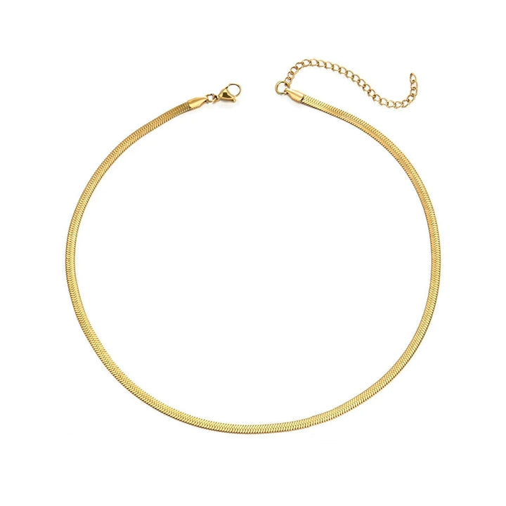 Serpente Collana Unisex Metallo
