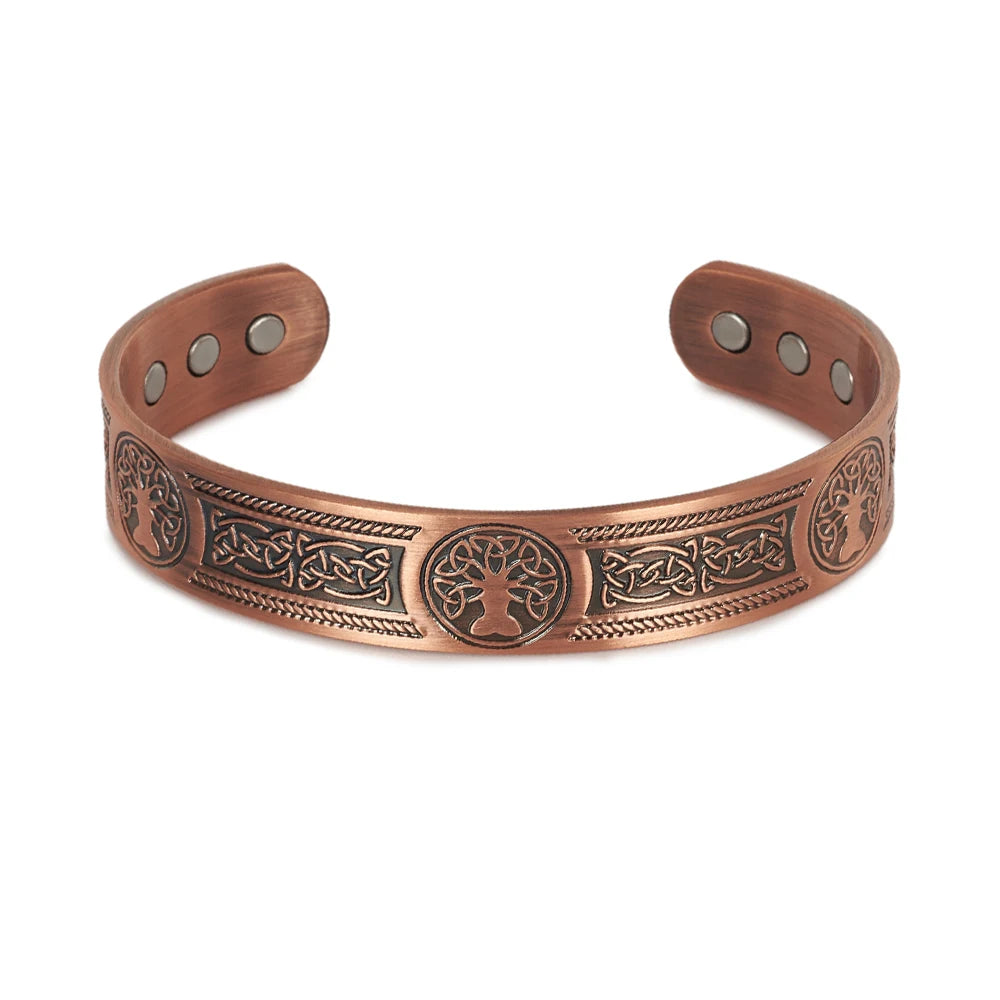 Era Bracciale Rame Inciso