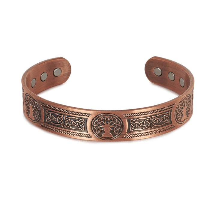 Era Bracciale Rame Inciso