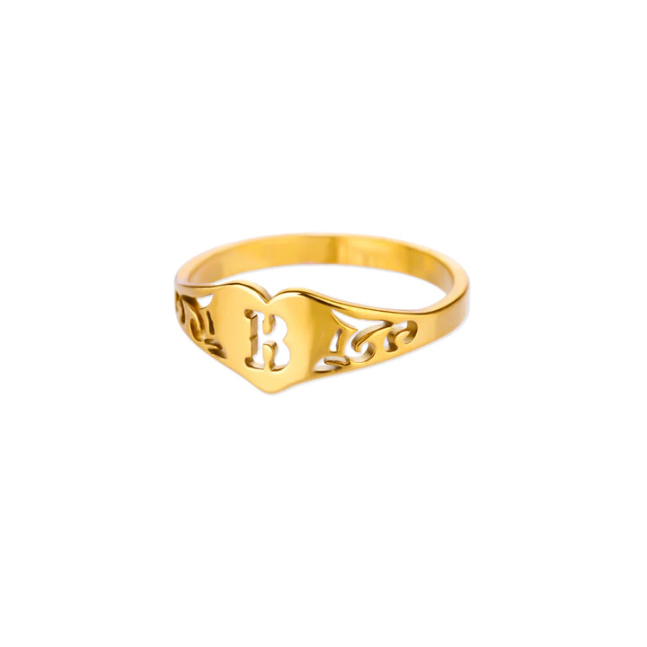 Principio Anello Lettera Donna