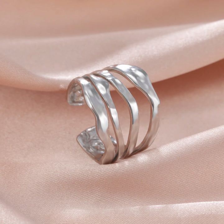 Geometrie Anello Regolabile Donna
