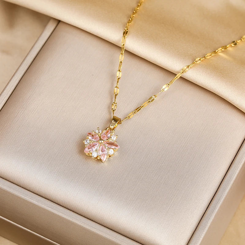 Pesca Collana Fiore Donna