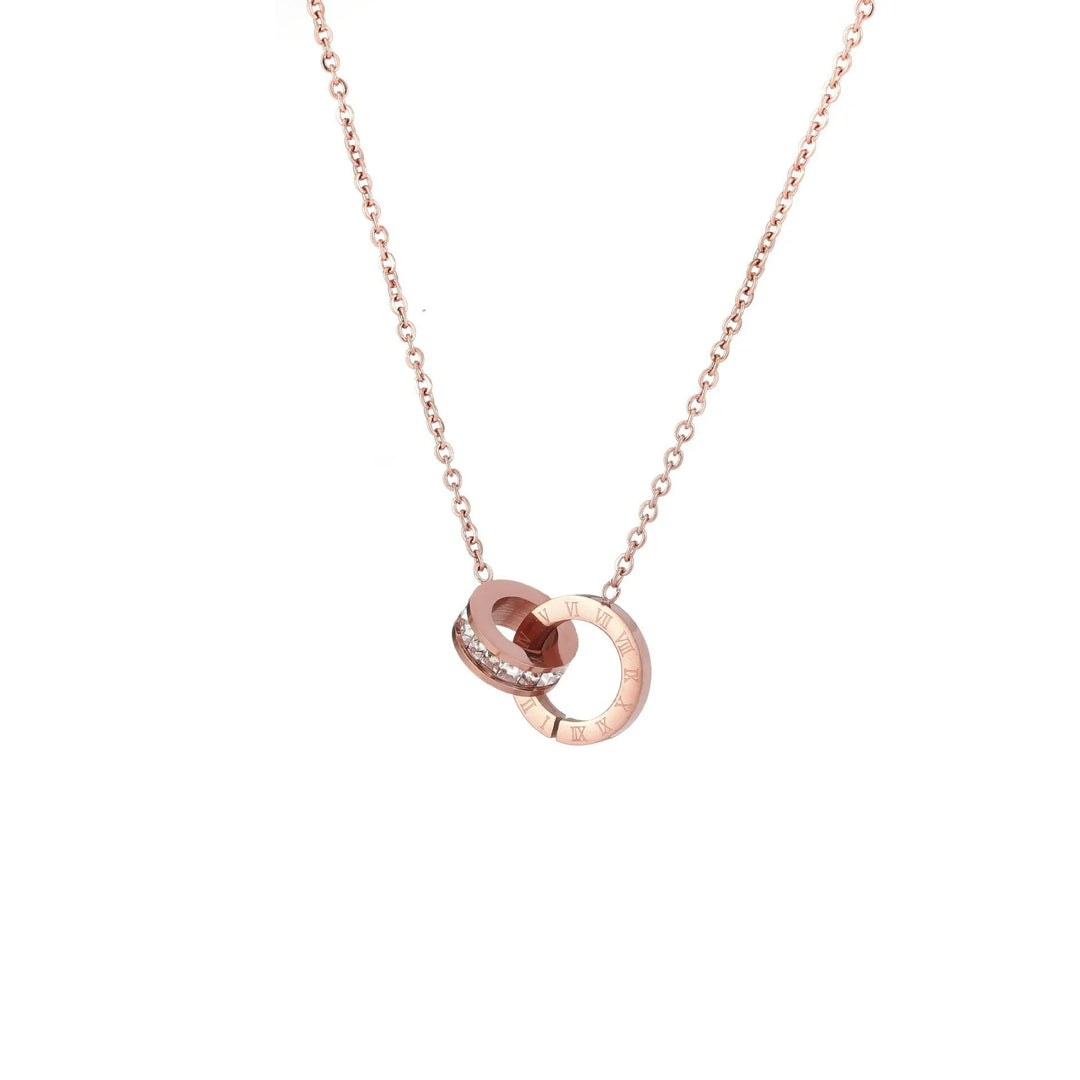 Intreccio Collana Anelli Donna