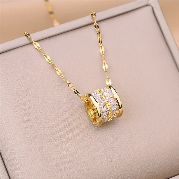 Romanticismo Collana Dorata Donna