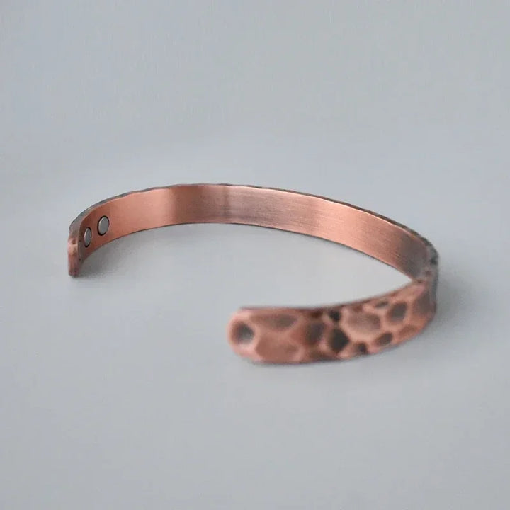 Bracciale Bocciardato Uomo Rame