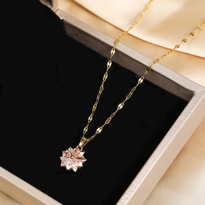 Pesca Collana Fiore Donna