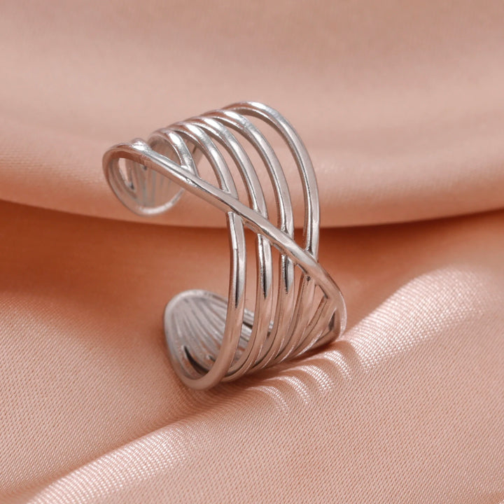 Geometrie Anello Regolabile Donna