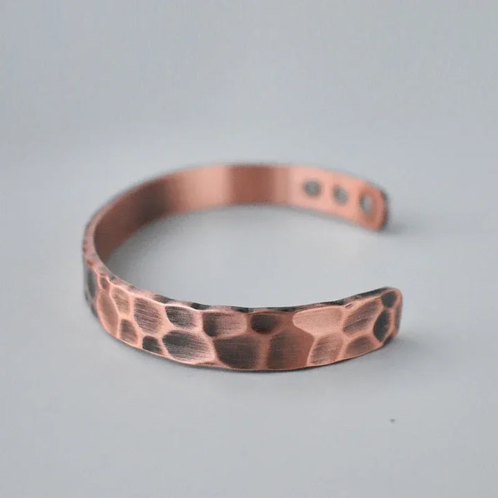 Bracciale Bocciardato Uomo Rame