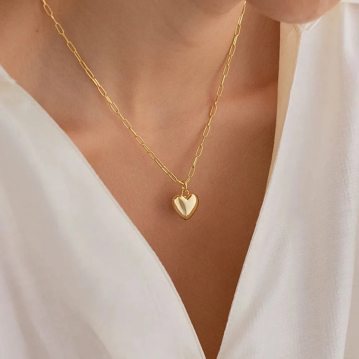 Affetto Collana Argento Oro