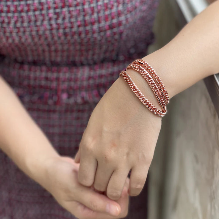 Bracciale Cuban Link Rame