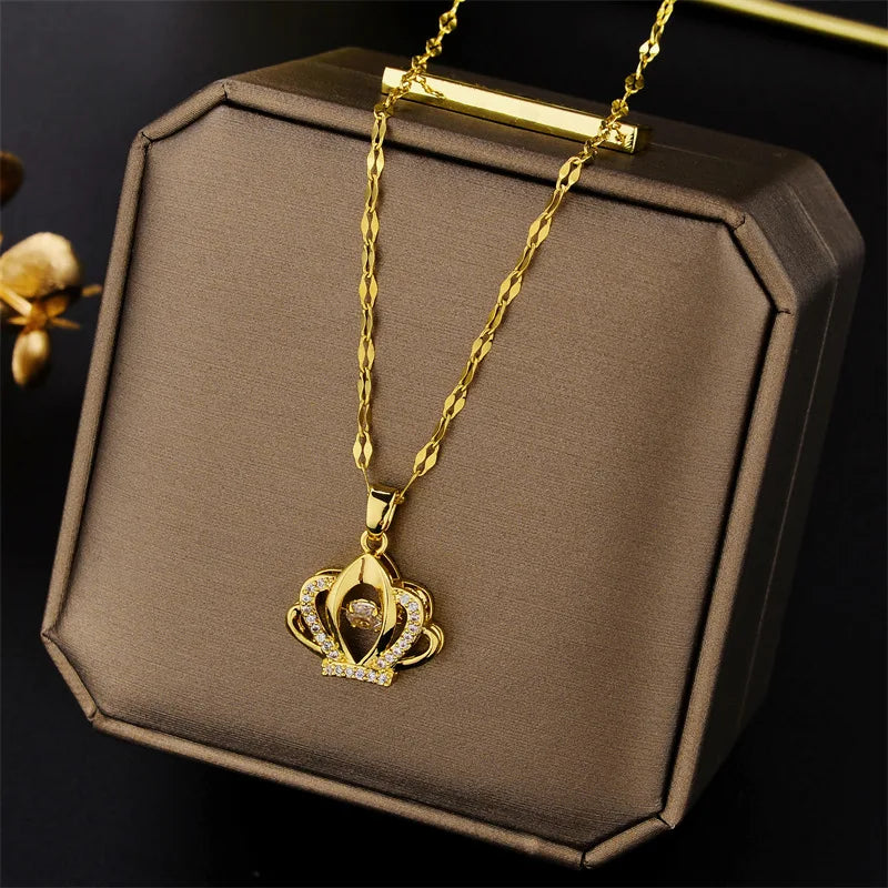 Romanticismo Collana Dorata Donna