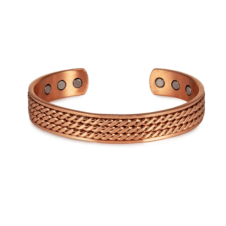 Groviglio Bracciale Uomo Rame