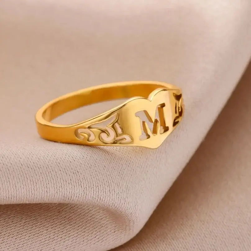 Principio Anello Lettera Donna