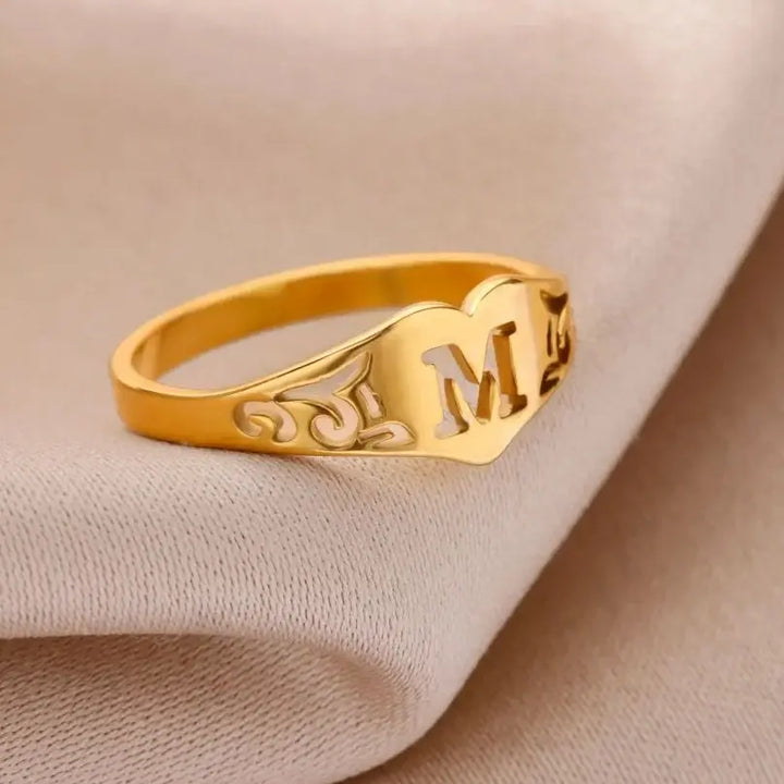 Principio Anello Lettera Donna