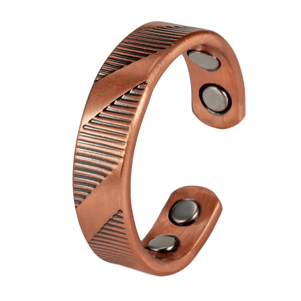 Tratto Anello Unisex Rame