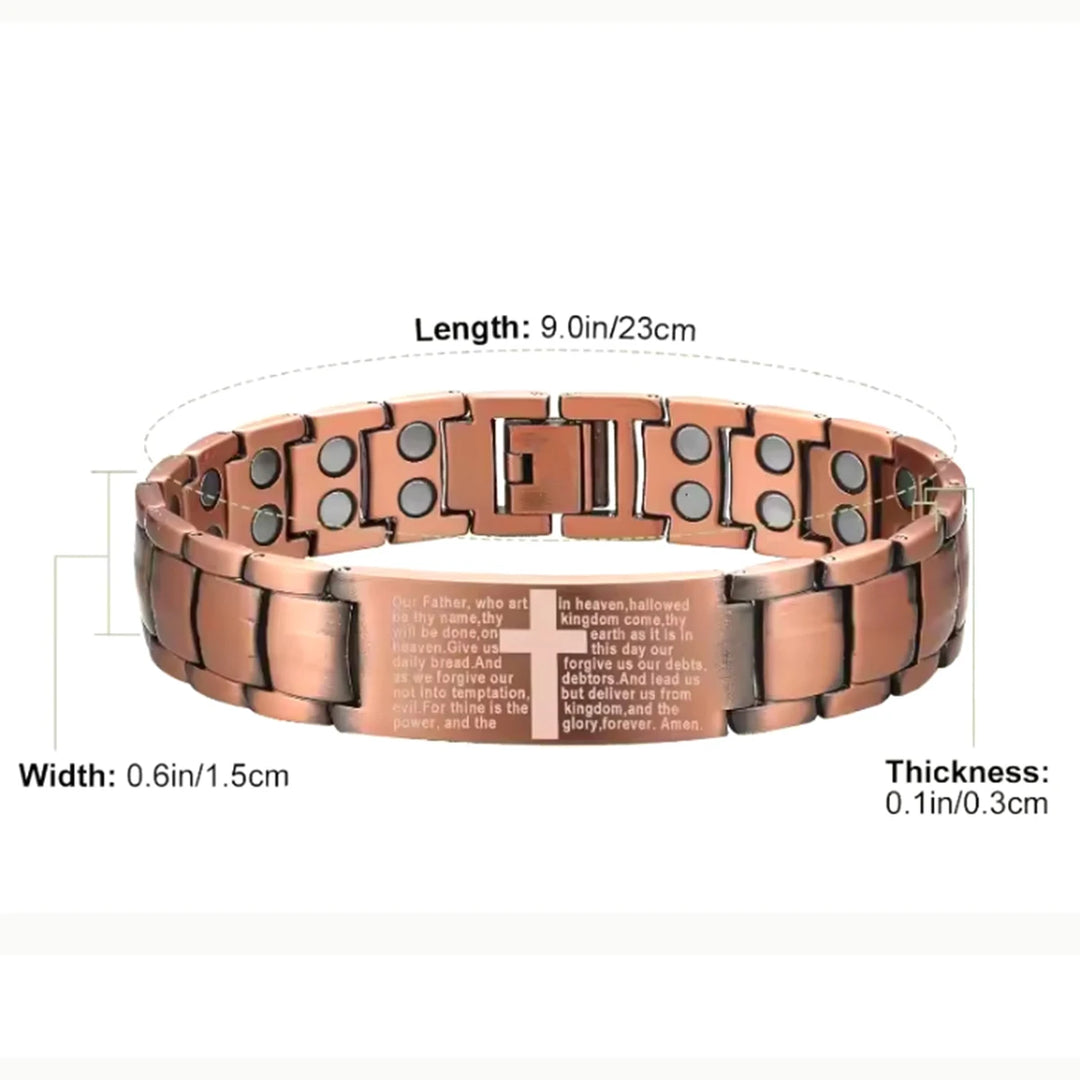 Fede Bracciale Uomo Rame