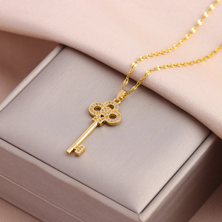 Romanticismo Collana Dorata Donna
