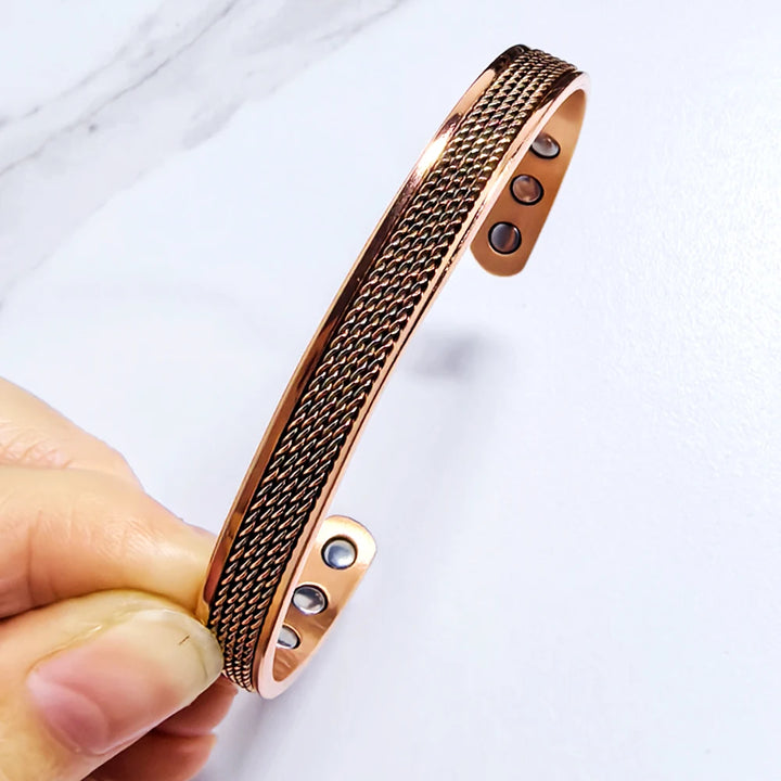 Trama Bracciale Unisex Rame