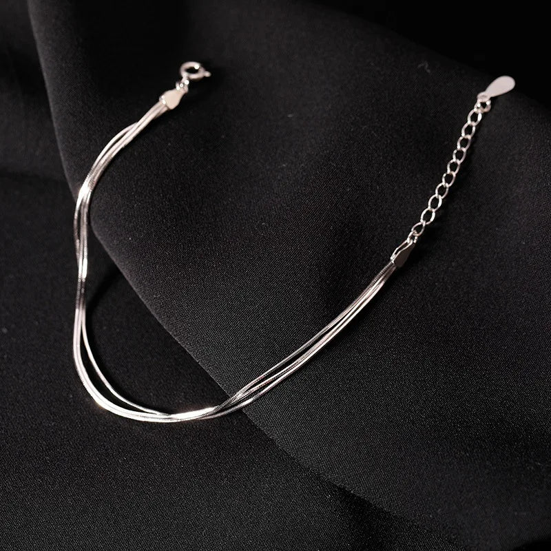 Filamenti Bracciale Acciaio Donna