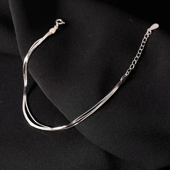 Filamenti Bracciale Acciaio Donna