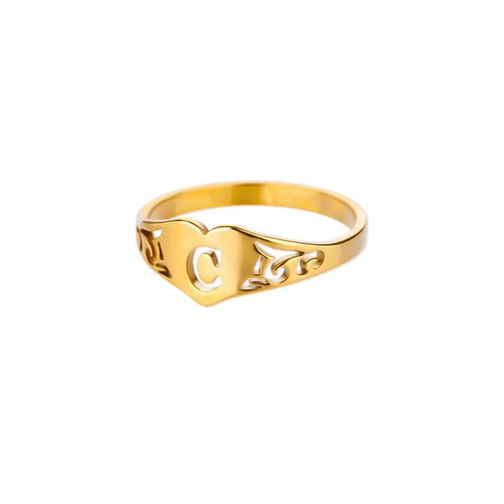 Principio Anello Lettera Donna