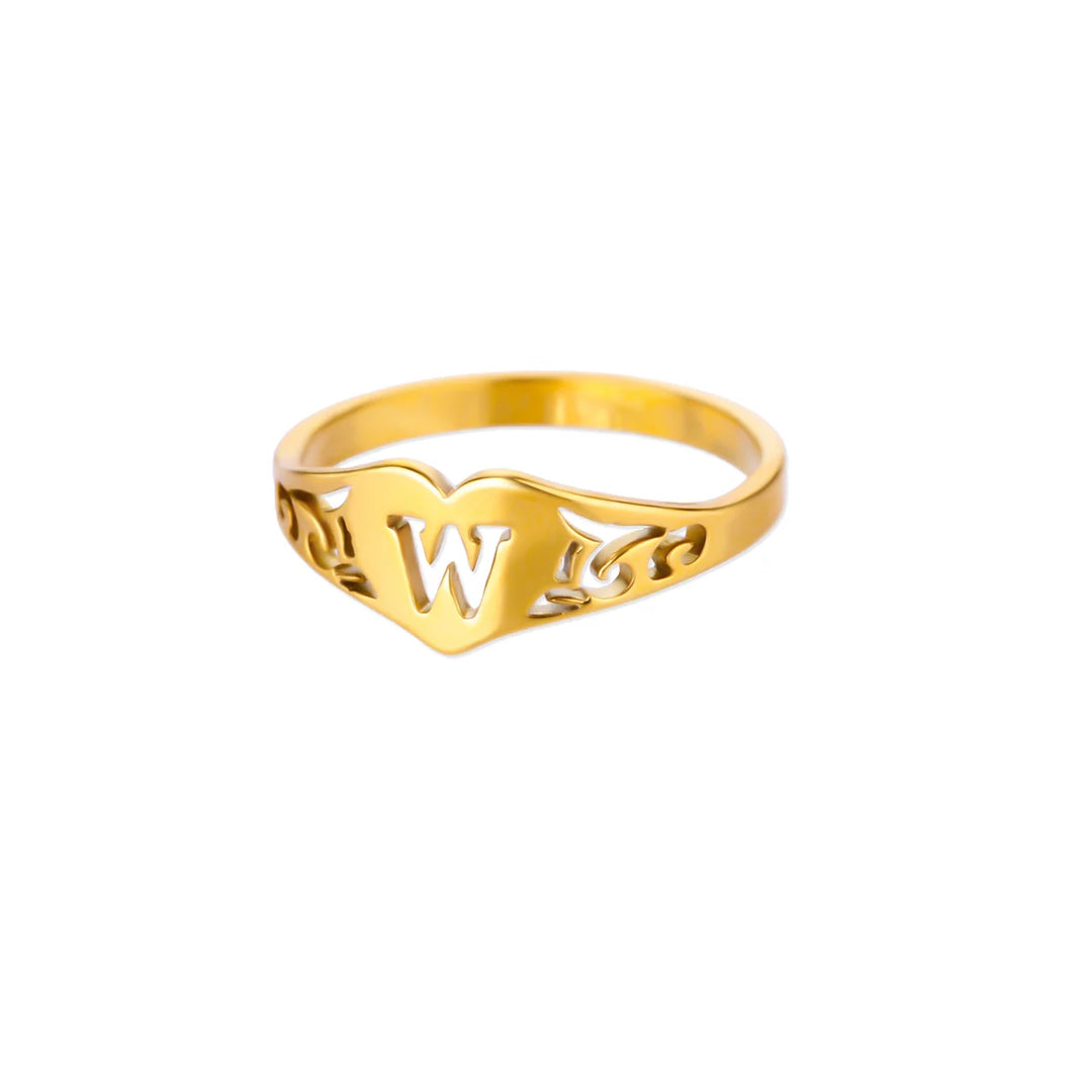 Principio Anello Lettera Donna