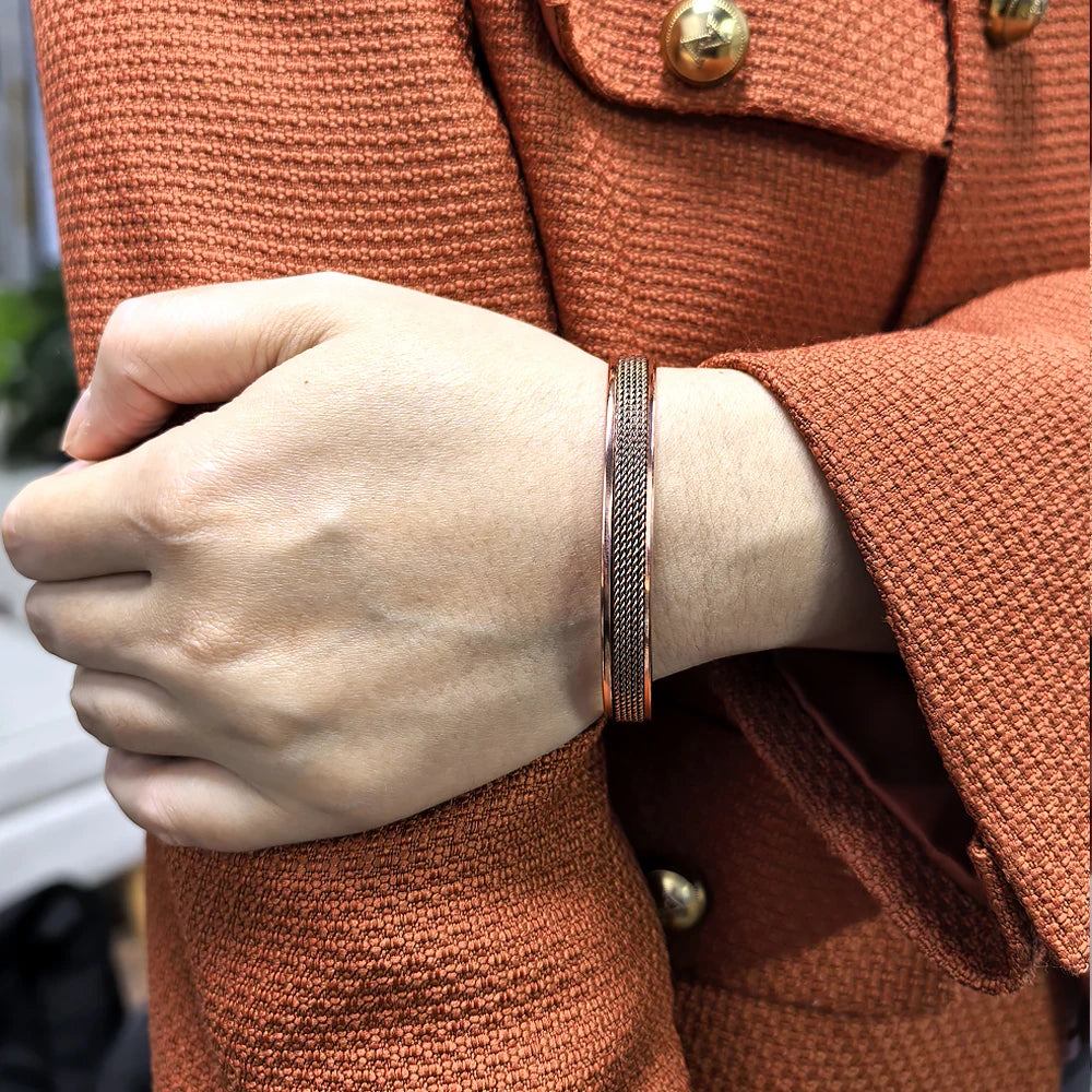 Trama Bracciale Unisex Rame