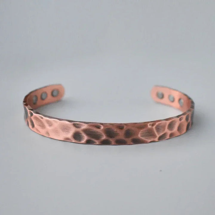 Bracciale Bocciardato Uomo Rame