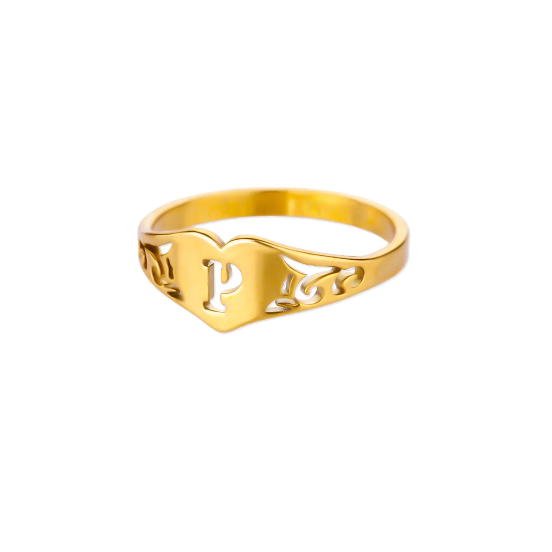 Principio Anello Lettera Donna